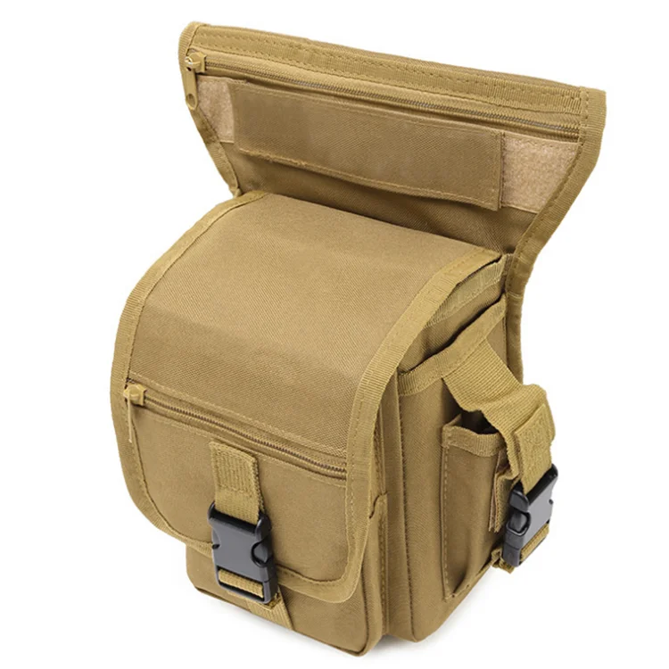 

Waterproof Outdoor Military Tactical Drop Men's Waist Leg Tool Pouch Bag for Hiking Camping, Black, khaki, army green, acu camo, cp camo etc