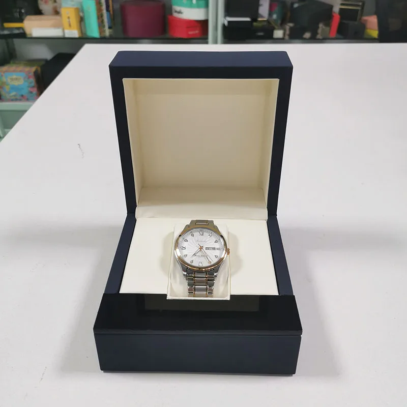 

Custom watch box luxury OEM logo retail display gift packaging box for automatic watch, Any