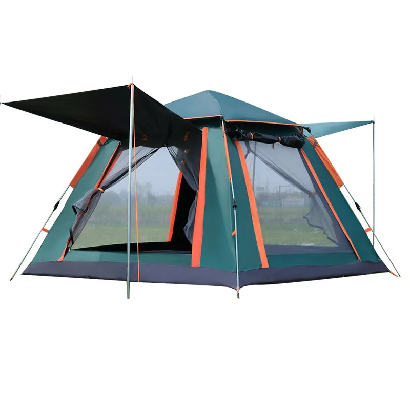 

3/4/5 Person Instant Glamping Luxury Tent 1.2 -1.5 Meter Waterproof Windproof Automatic Tent for Family Travel Picnic Gathering
