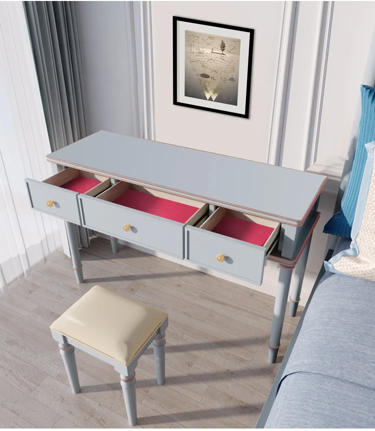 Office Furniture Simple Design Solid Wood Custom Size Study Desk Wooden Office Writing Table