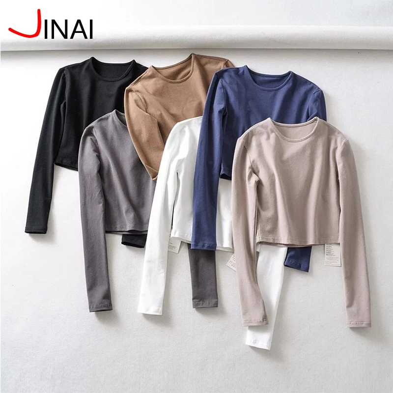 

2020 New Design Yoga Top Wholesale custom mujer sports clothing apparel blank plain sexy long sleeve women crop top, 6 colors avaliable