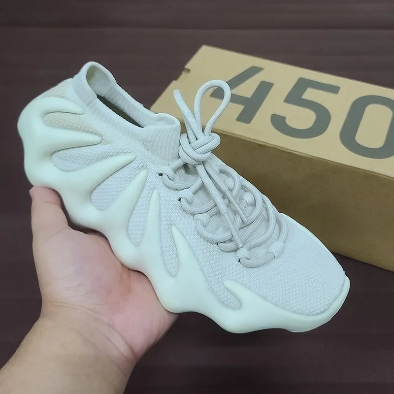 

2021 Breathable Running Shoes for Men Women Sneakers Bounce Summer Outdoor Sport Shoes Unisex New Yeezy 450