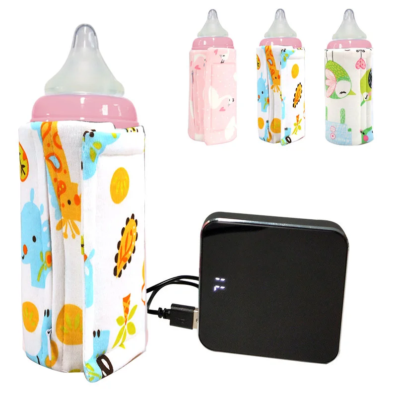 

High Quality Polyester Car Travel Baby Feeding Bottle Warmer Usb Baby Bottle Warmer Portable