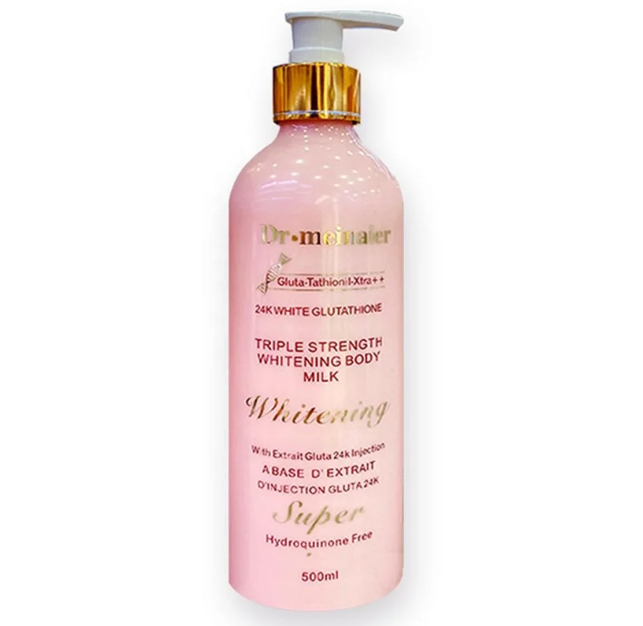 

2021 best selling 24k gluta triple strength whitening body milk body lotion