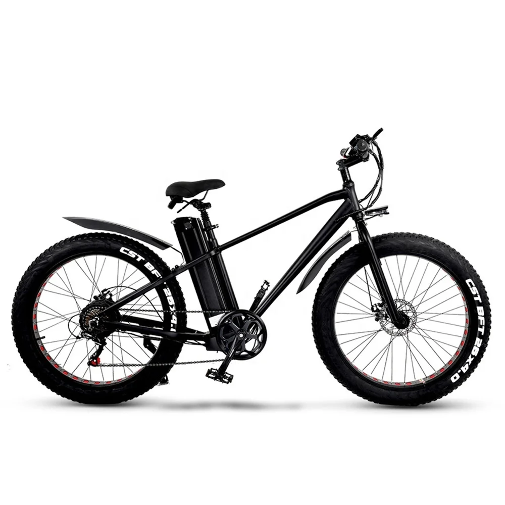 

2021 Power 48V 15AH Electric Bicycle 26 Inch All Terrain Electric Bike 750W Ebike Fat Tire, Black