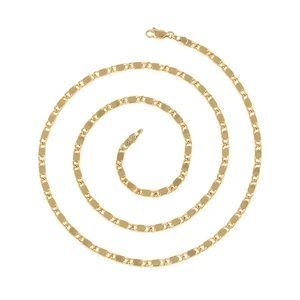 N3 Xuping dubai gold color fashion chain jewelry necklace copper alloy gold plated men link chain 2