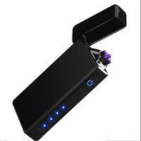 

Fingerprint induction windproof USB electric arc lighter