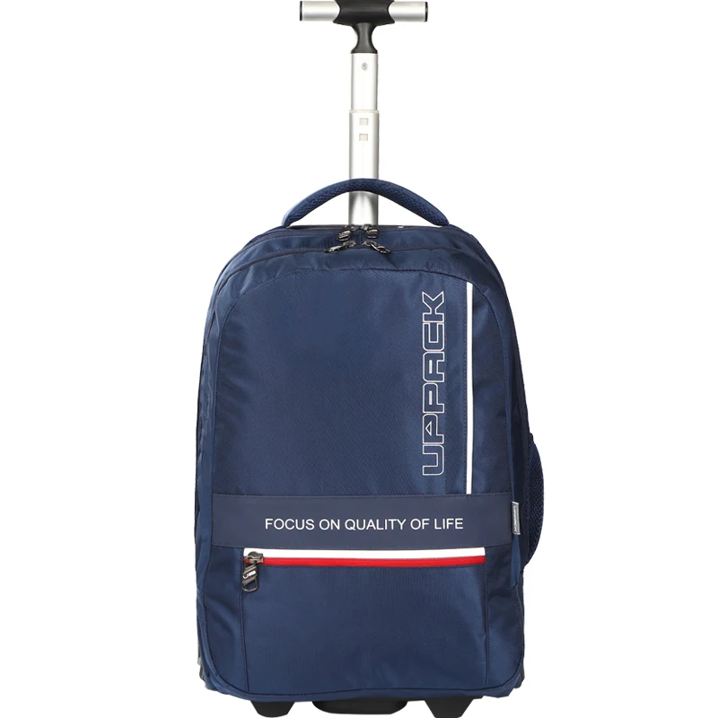 
Whole sale new pattern designs high quality single handle trolley with laptop compartment team trolley bag 