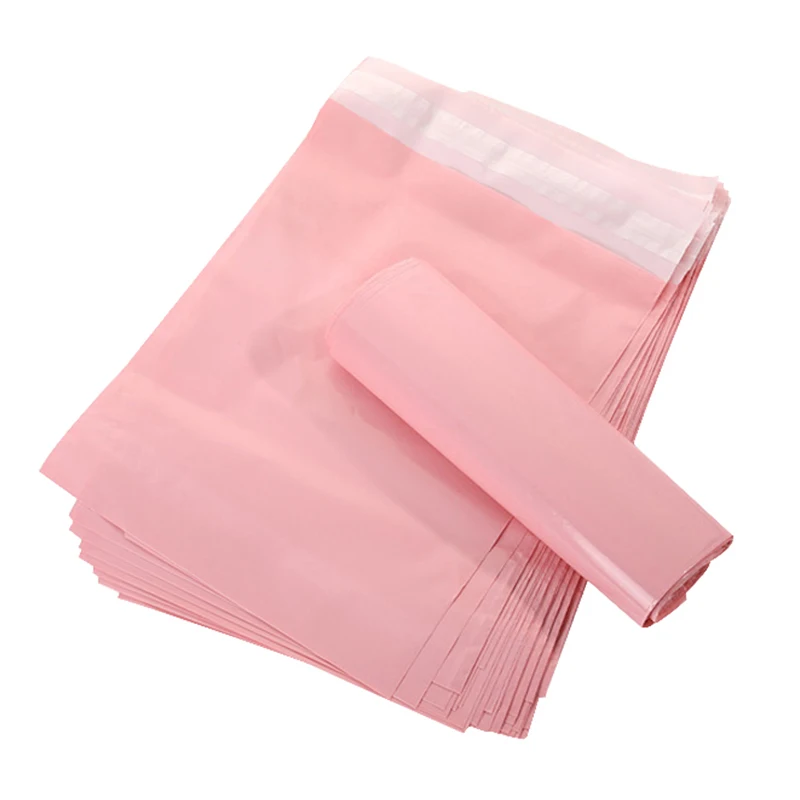 

Custom Poly Mailer Bag Envelopes OEM Plastic Shipping Mailing Postal Mailers Pink For Clothing