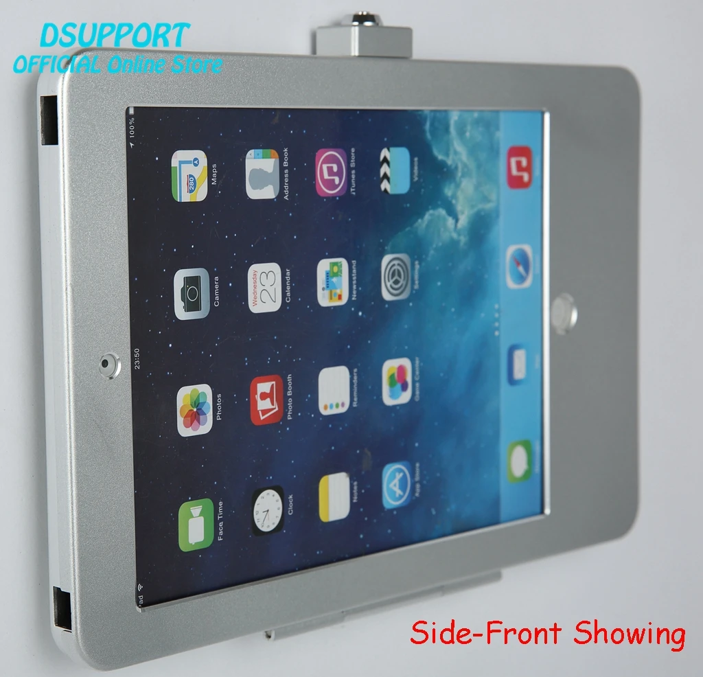 

Aluminum Alloy Anti Theft design Display Stand with security lock for IPAD 2/3/4/Air/Air 2/ipad pro Tablet PC wall mounted