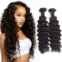 

Hair Extension Type 10a grade wholesale cheap price deep wave curly virgin remy Brazilian hair