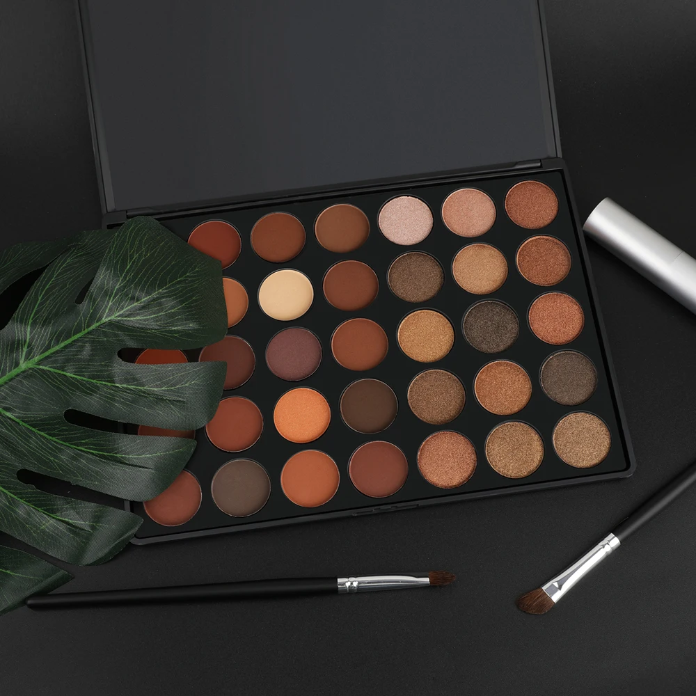

35 color makeup palette eye shadow private label custom eyeshadow palette