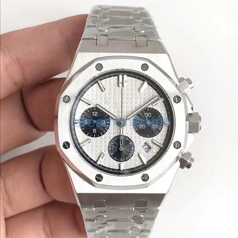 

316L steel sapphire glass ap royal chronograph watch