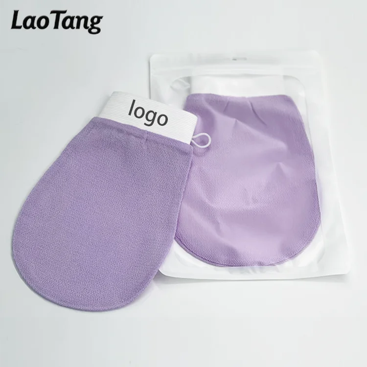 

Free Sample Quickly Delivery Viscose Fiber Exfoliating Gloves Exfoliating Korean Bath Shower Scrub Mitts, Colorful