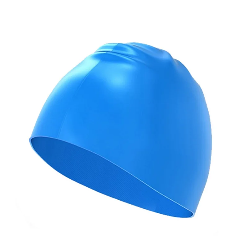 

Wholesale Customized WaterProof Swimming Caps Ear Protect Silicone Swimming Cap