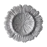 

13 inch silver reef charger plates wedding