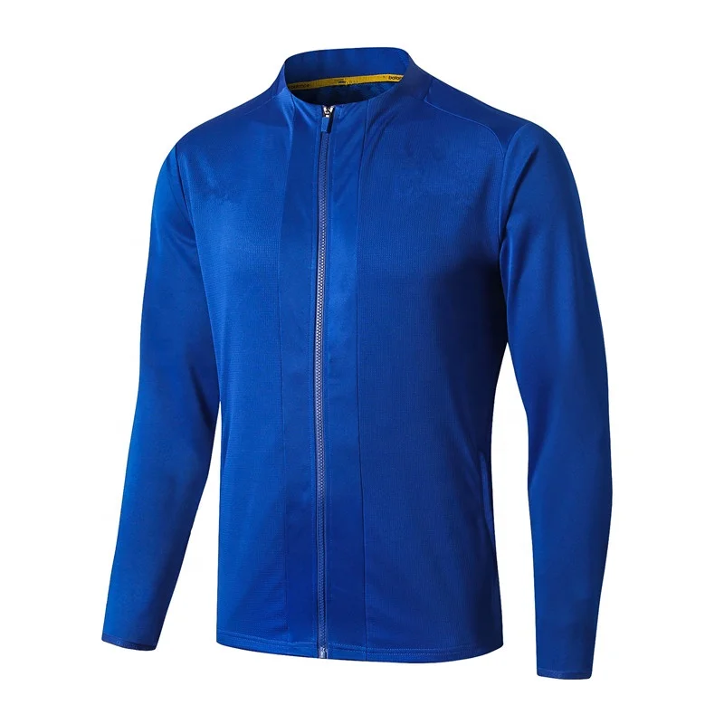 

Wholesale Soccer Warm Up Jacket Cheap Plain Track Jacket, Any colors can be made