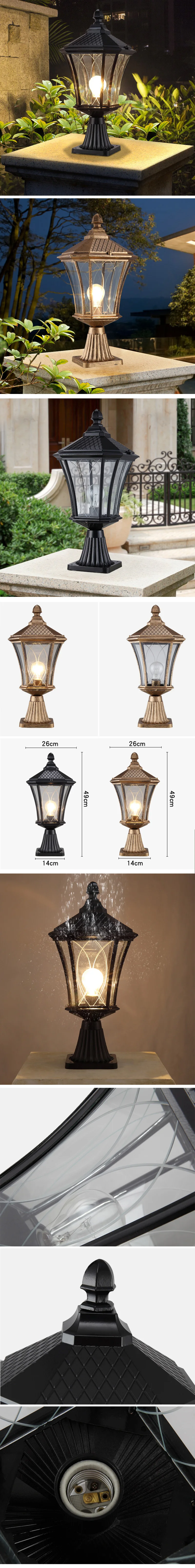 Waterproof cheap park decoration night lamp lawn outdoor solar led light for garden