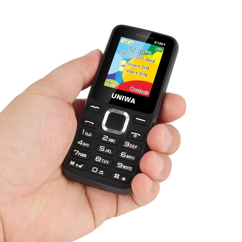 

1.77 Inch Screen Dual SIM Card GSM Bar Shaped Mobile Phone UNIWA E1801 Pen Cellphone