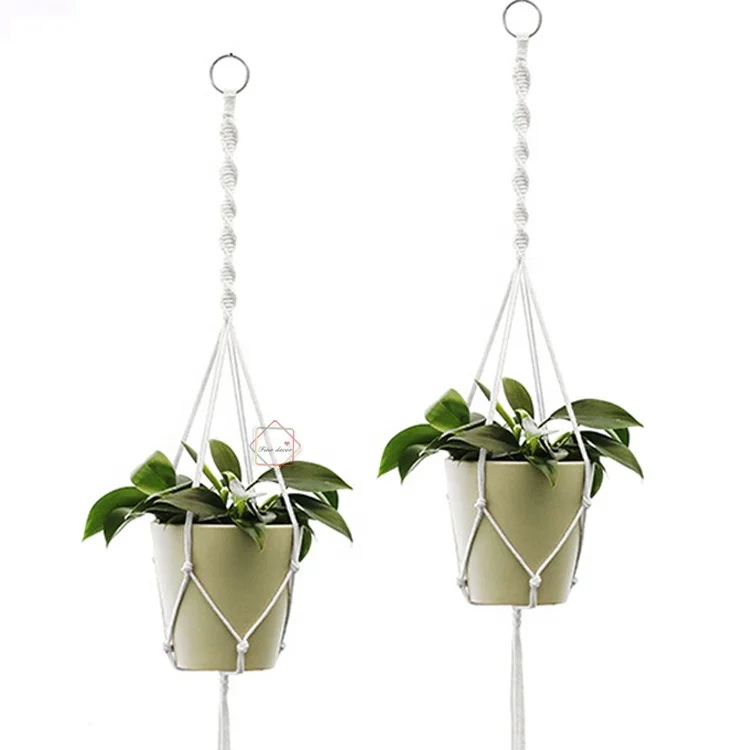 

macrame hangers cotton Material and yes OEM wall hangers macrame, Different colors