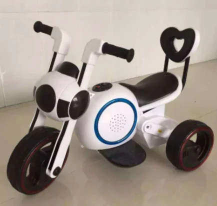 
Space dog children electric motorcycle light music battery car electric tricycle baby bike 