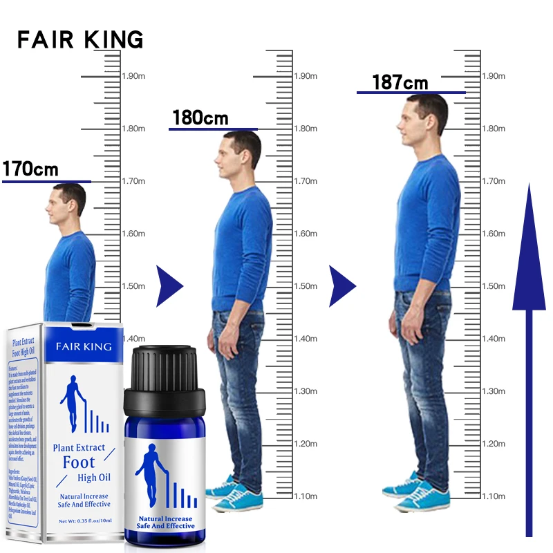 

FAIR KING Natural Herbal Essential Conditioning Body Grow Taller Height Increase Oil Foot Promote Bone Growth Massage Oil