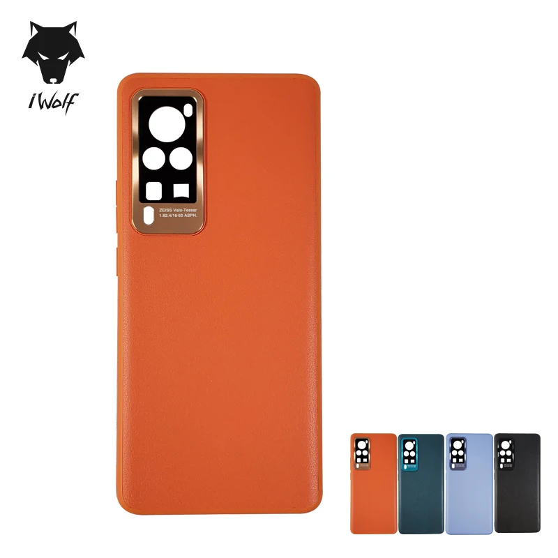 

iWolf PU leather phone case phone leather case for vivo x60 luxury leather phone case for vivo x60 pro, Black, green, light purple, orange