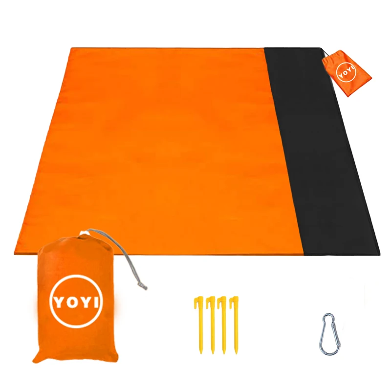 BSCI Audit Lightweight Quick Drying Heat Resistant Sand Free Beach Mat Outdoor Picnic Mat for Travel