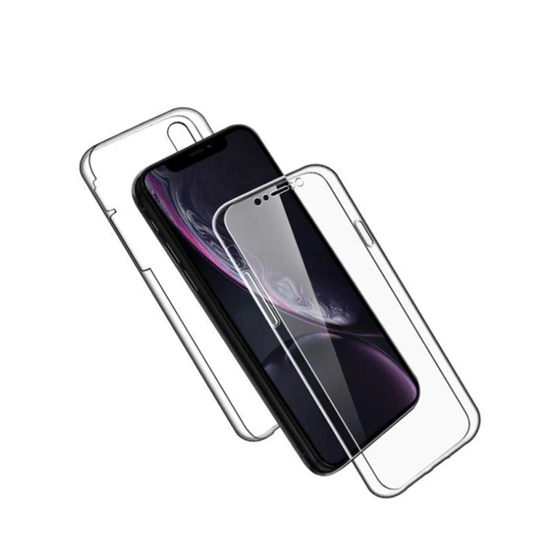 

360 cover for iPhone 11 pro max Case Crystal Clear Slim 360 Full Body Shockproof Case for iPhone 12 Pro Max transparent case