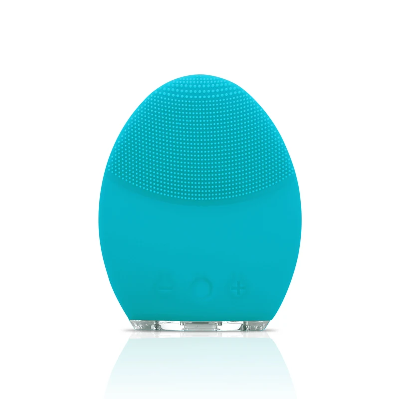 

women Approval Silicone Vibration Face cleansing Facial Massager Brush For all Kinds Skin
