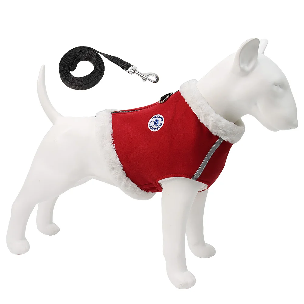 

Easy To Wear Comfortable And Warm Plush Chest Strap Cute Pet Clothing Fashion Simple For Cute Puppy Clothes