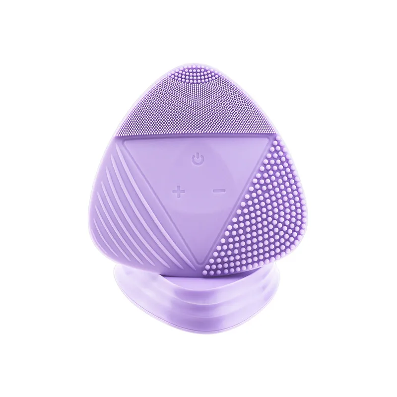 

Perfect Idea Factory Home Beauty Electric Waterproof Silicone Face Pore Cleanser Massager Facial Cleansing Brush pore cleanser