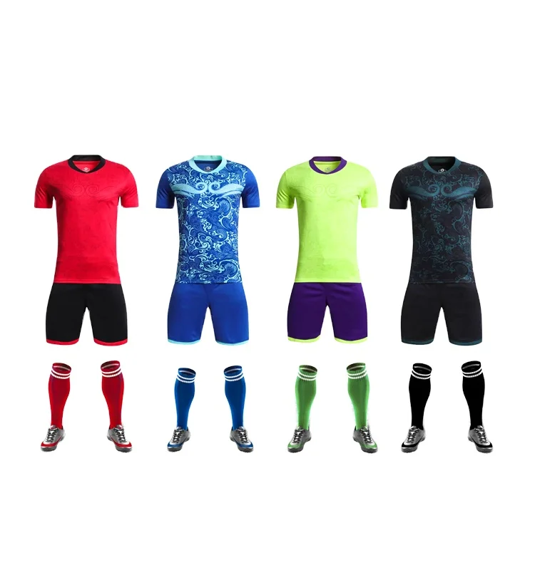 

New Design Wholesale Blank Sport Soccer Wear, Red color