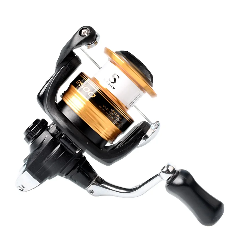

NEW SHIMANO FX Fishing Spinning Reel max drag 4kg/8.5kg Wheel Metal Spool Reels Fishing, Gold