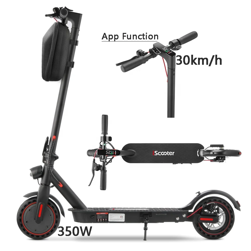 

E9D 30KM/H Folding Electric Scooter 350w 8.5inch 7.5/10ah Motor Scooter Wholesale for Adult UK EU Warehouse Electric Scooter, Black