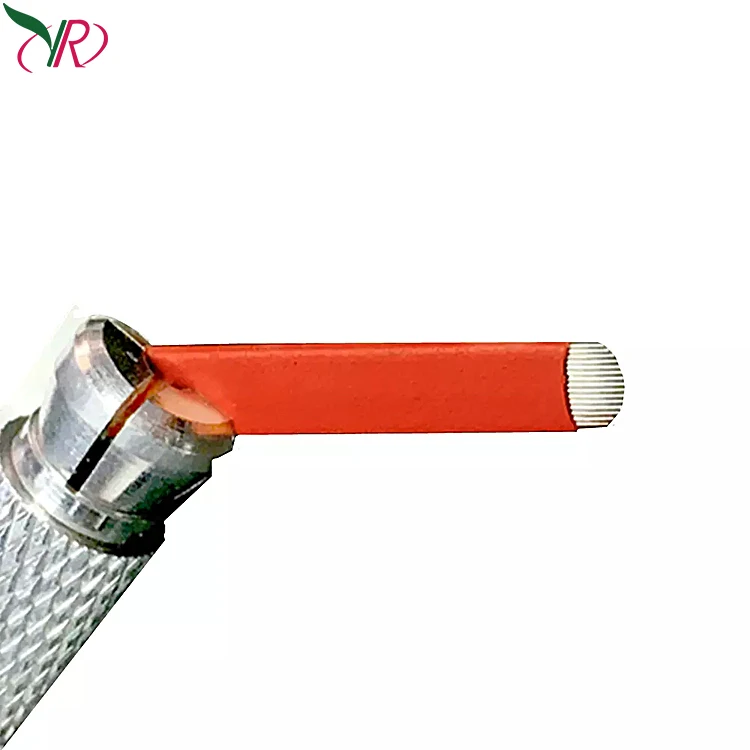 

Eyebrow Semi Permanent Makeup Blades Super Red High quality Disposable Microblading Needles