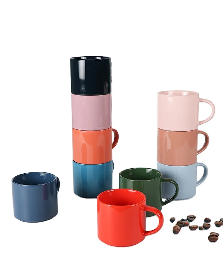 

Wholesale custom logo milk tea porcelain coffee ceramic mug water cup for couple