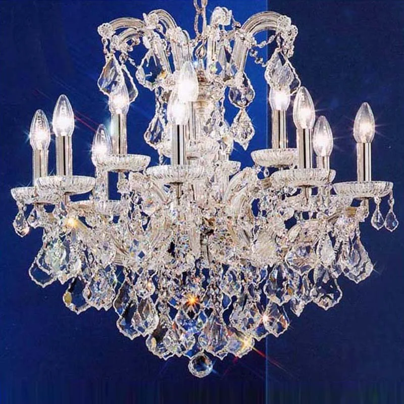 12 lights candle chandelier maria theresa chandeliers