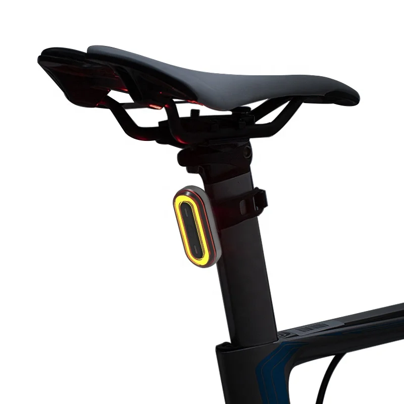 

Smart warning tail lights USB rechargeable bicycle safety tail lights night riding safety bicycle lights