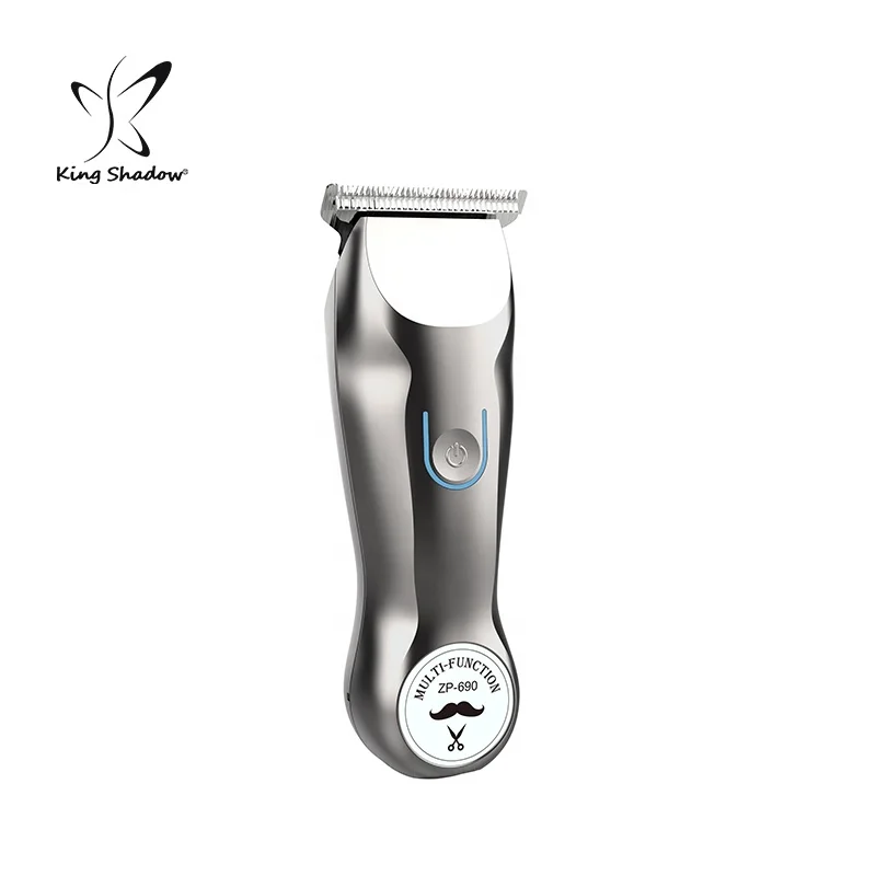 

Salon hair rechargeable electric hair clippers wireless all metal hair trimmer cutting equipment, White