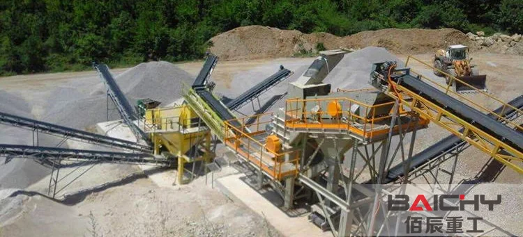 Quartz sand stone crusher machine, Complete set Mining aggregate crusher equipment, stone crusher 100 tph fixed rock crushing plant for sale