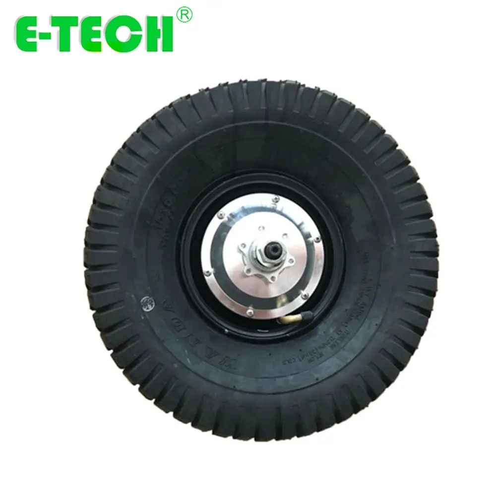 

CE certificate 15 inch low speed high torque DC brushless gear hub motor wheel, Black