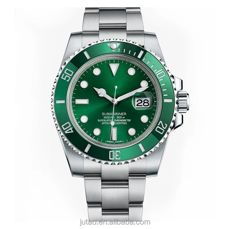 

3A High quality Noob luxury sports green 904L steel 3135 movement genuine men Submarine rolexables Watch