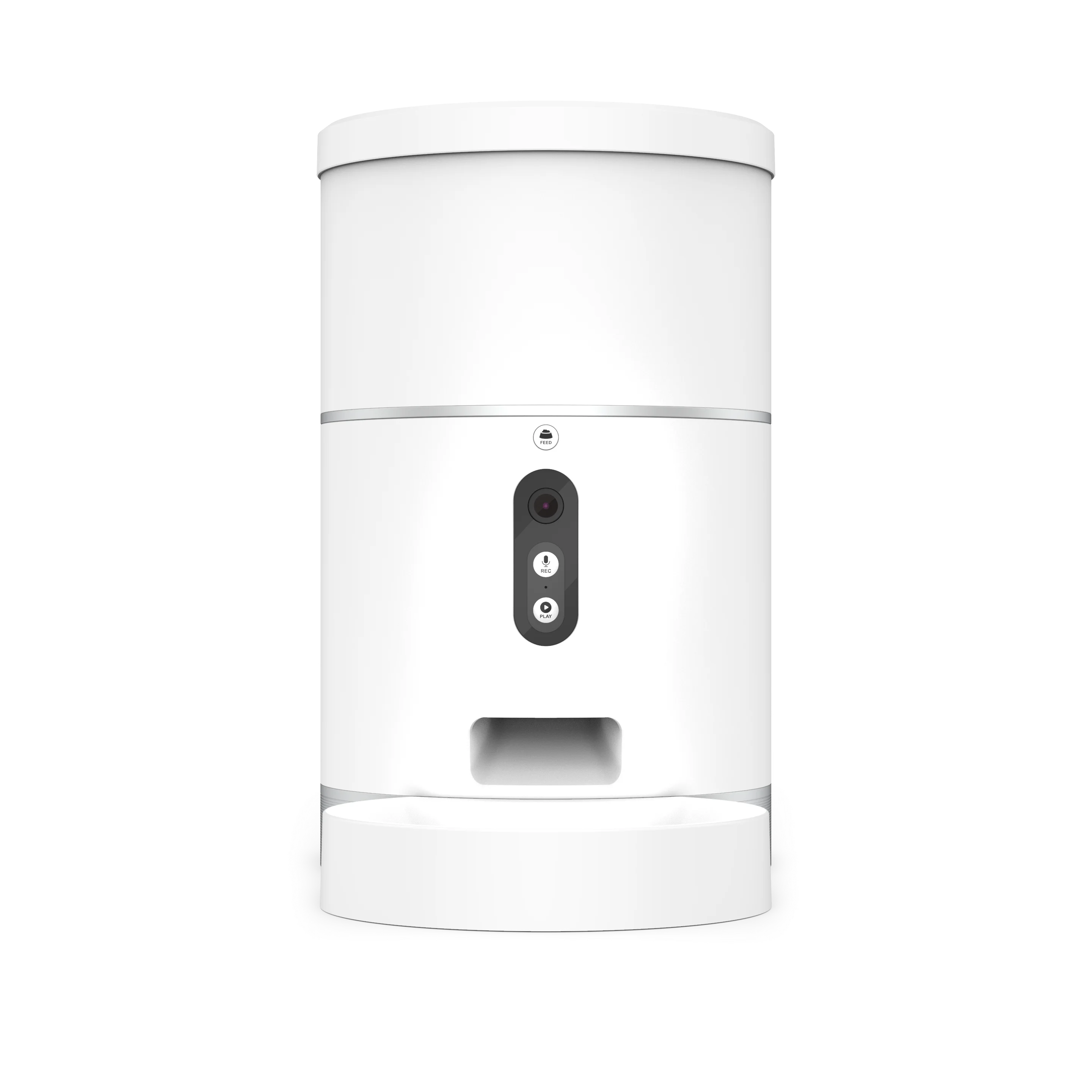 

Portable Auto Pet Food Feeder Tuya Wifi Smart Timing Kitty Food Dispenser With Camera