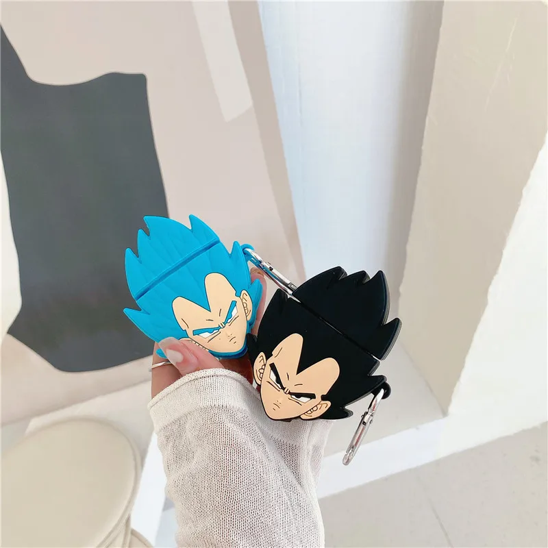 

3D Cute Cartoon Characters Super Heros Vegeta Cover For Airpod For Apple Airpods1 2 Case