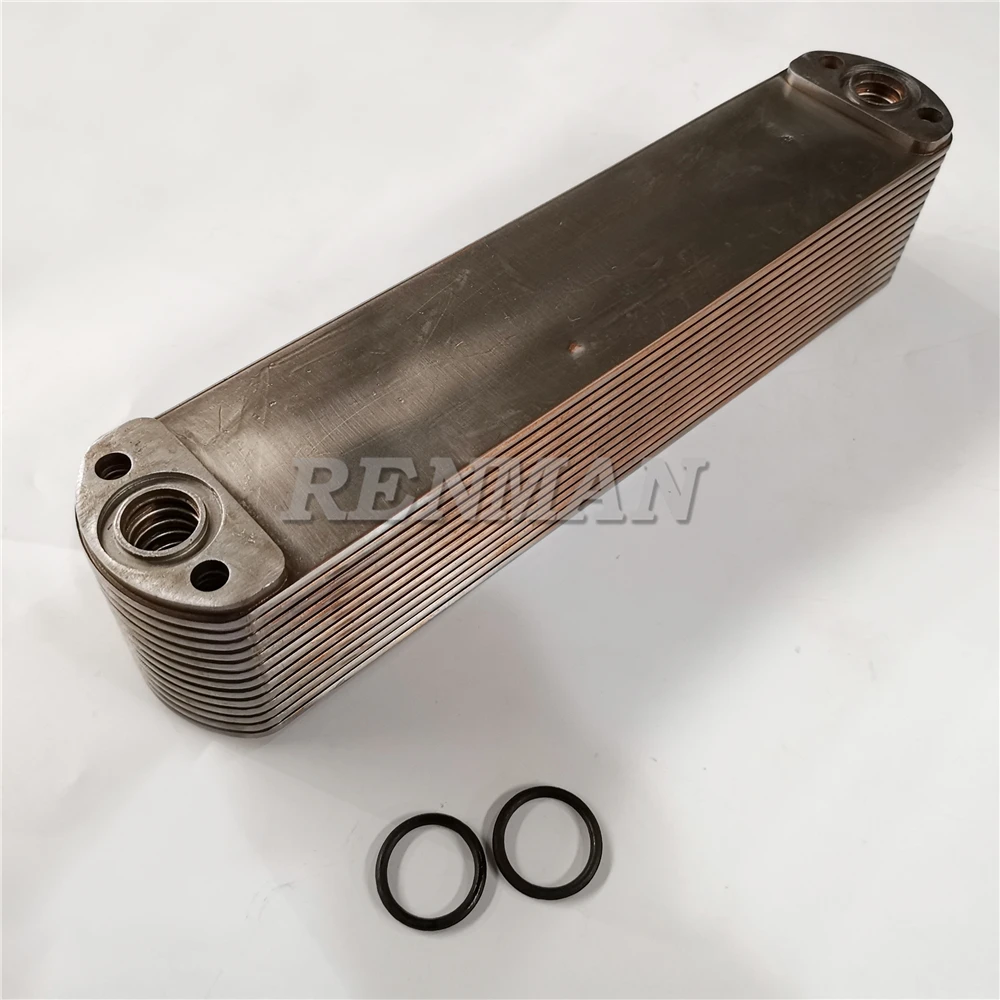 Engine Oil Cooler Core 4965487 – Replacement For Cummins QSX15 And ISX15 Engines