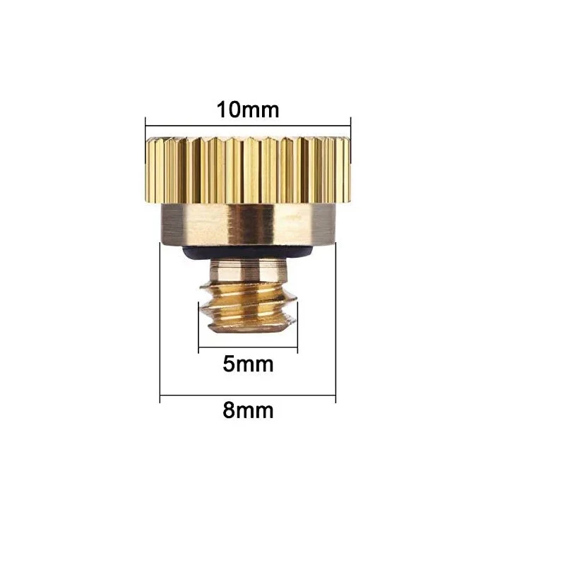 

Outdoor brass atomization nozzle cooling and dust removal copper nozzle, Gold