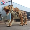 Vivid Life Size Silicone Rubber Remote Control Mechanical Large Tiger Statue