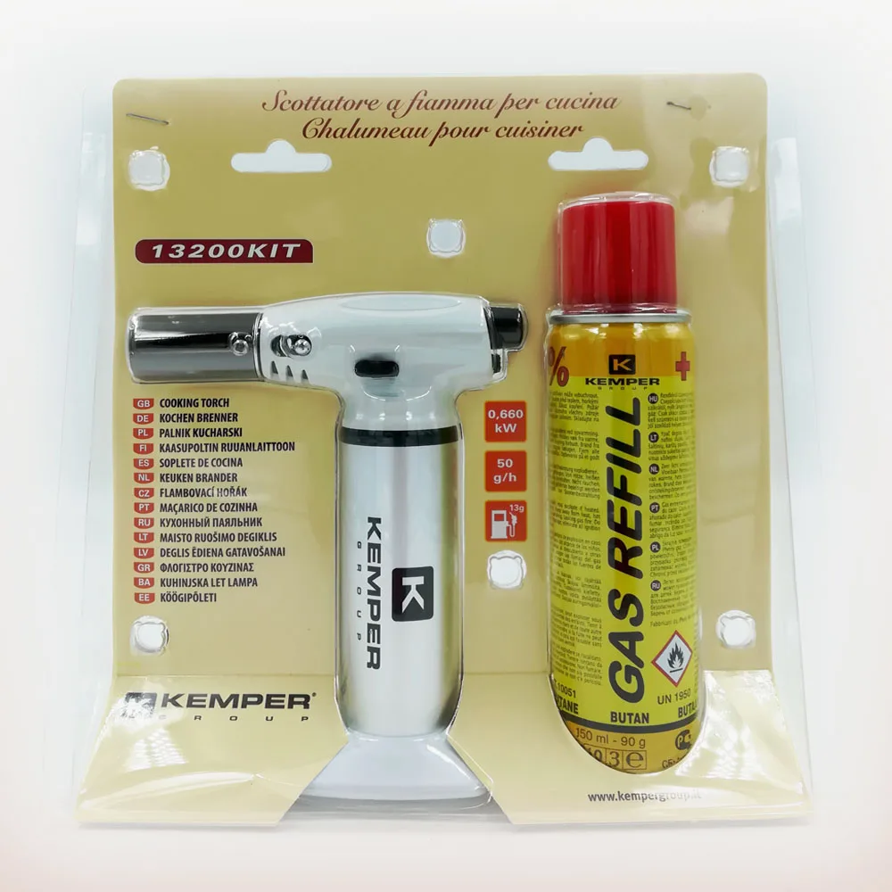 
COOKING KIT KITCHEN LPG TORCH WITH BUTANE GAS CARTRIDGE 