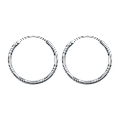 

Big Hoop Earrings 925 Silver Sterling